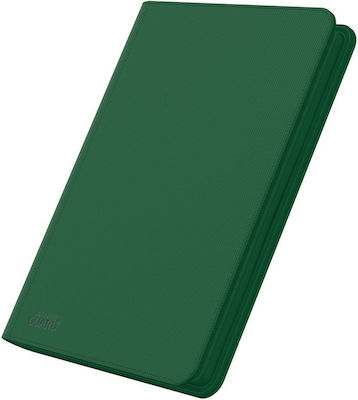 Ultimate Guard Game Accessory 16-Pocket Zipfolio Pro-Binder - XenoSkin Green UGD010436