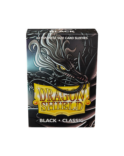 Dragon Shield Dragon Shield Japanese Size Yu-Gi-Oh Card Sleeves Japanese Size 60τμχ Black AT-10602