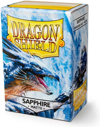 Dragon Shield Dragon Shield Matte Sapphire Card Sleeves Standard Size 100τμχ Sapphire