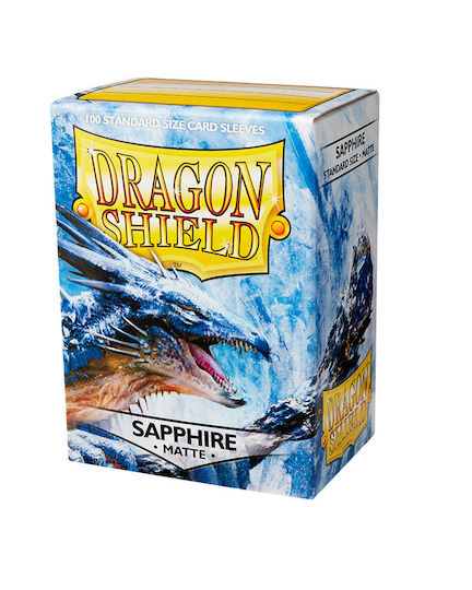 Dragon Shield Dragon Shield Matte Sapphire Card Sleeves Standard Size 100τμχ Sapphire