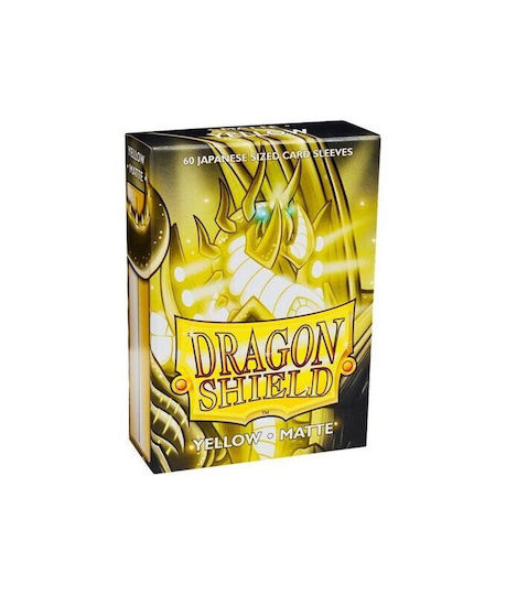 Dragon Shield Card - Japanese Card Sleeves Japanese Size 60τμχ Yellow
