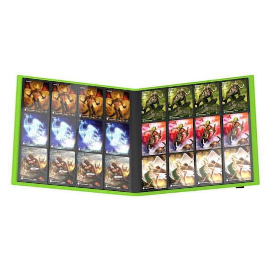Ultimate Guard Legătură Flexxfolio 24-Buzunare 480 12-Buzunare Dimensiune Standard Verde Deschis