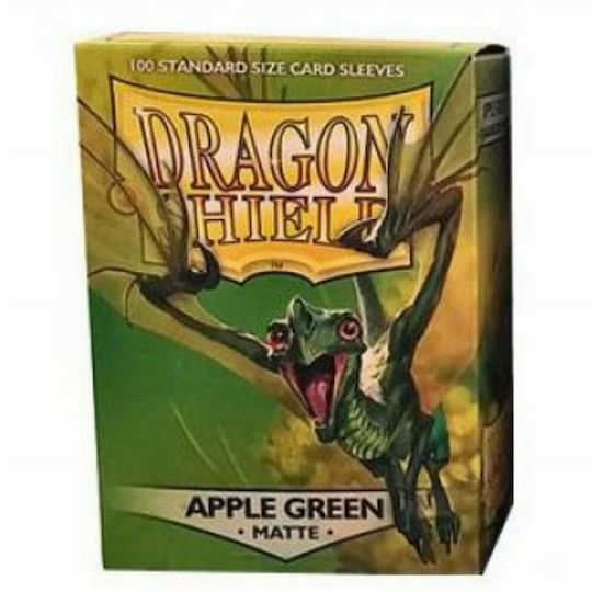 Dragon Shield Card Sleeves Standard Size 100τμχ Matte Apple Green