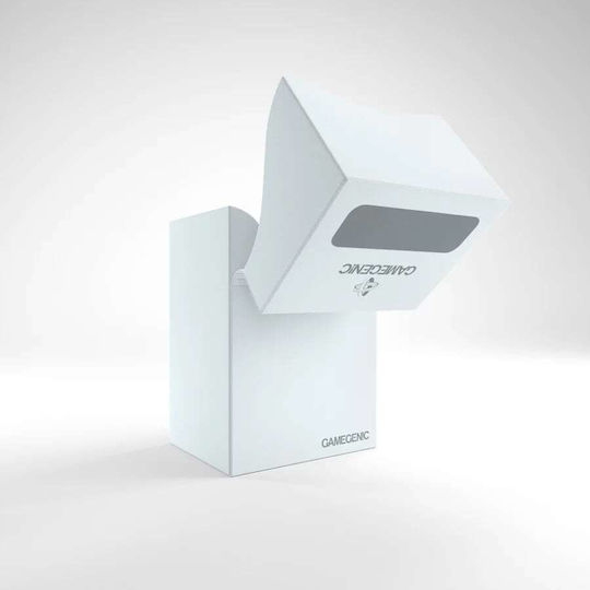 Gamegenic Deck Holder 80+ Deck Box Standard Size White