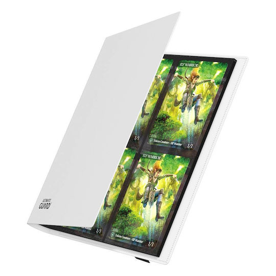 Ultimate Guard 4-Fächer Flexibler Pro-Bindemittel 4-Fächer Standardgröße Weiß