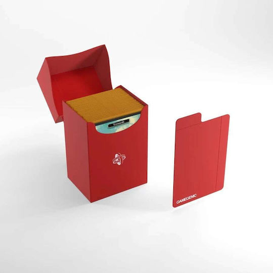 Gamegenic Deck Holder 80+ Deck Box Standard Size Red
