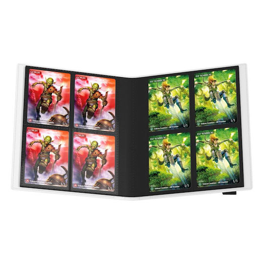 Ultimate Guard 4-Fächer Flexibler Pro-Bindemittel 4-Fächer Standardgröße Weiß
