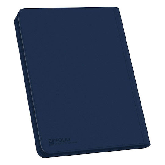 Ultimate Guard Zipfolio 360 - 18-Pocket XenoSkin Binder 9-Pocket Standard Size Blue UGD010211