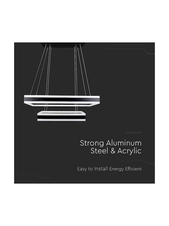 V-TAC V-TAC Ceiling Light White LED with Warm White Light 60x120x120cm