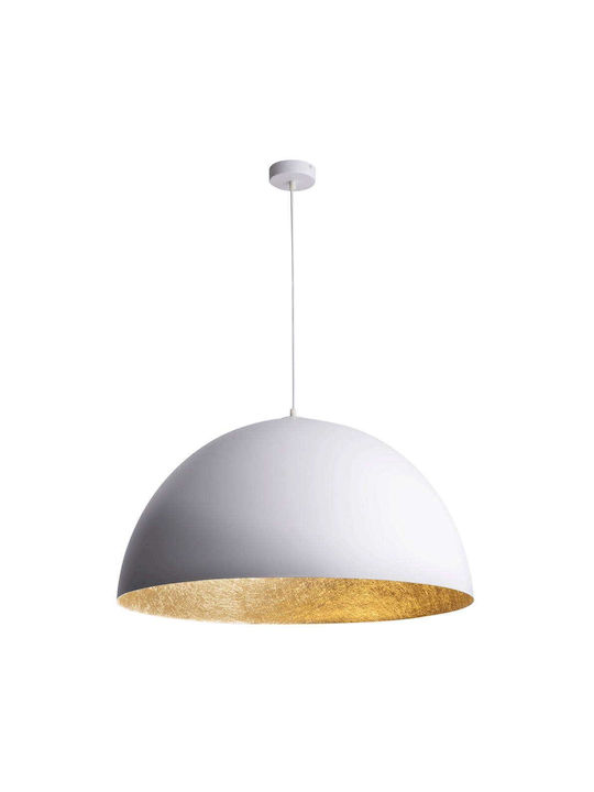 Sigma Sfera Pendant Light Single-Light Bell for Socket E27 White