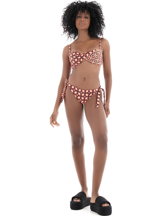 Bikini Slip mit Schnürchen