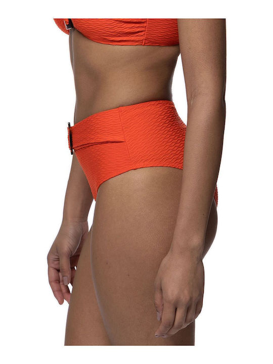 Sarawak Bikini Slip High Waist Coral
