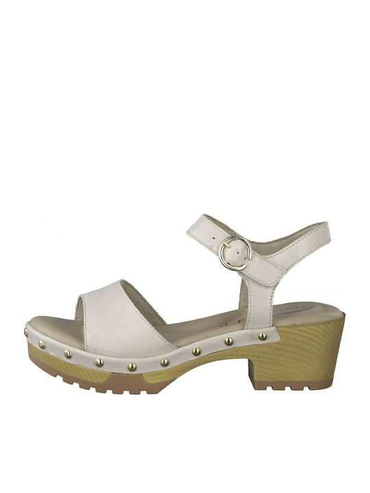 Leder Sandalen 0ff White