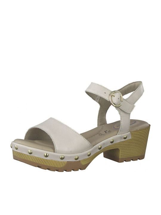 Leder Sandalen 0ff White