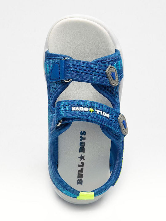Kids' Sandals with Velcro & Lights Blue