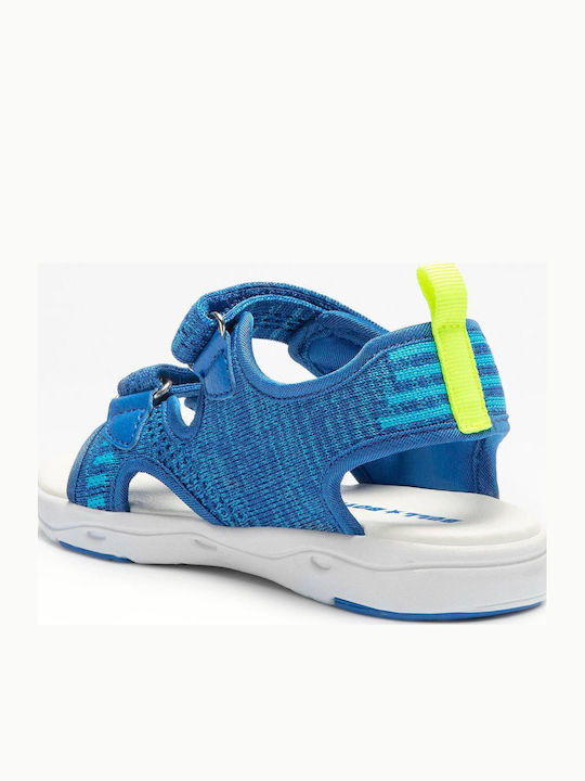 Kids' Sandals with Velcro & Lights Blue