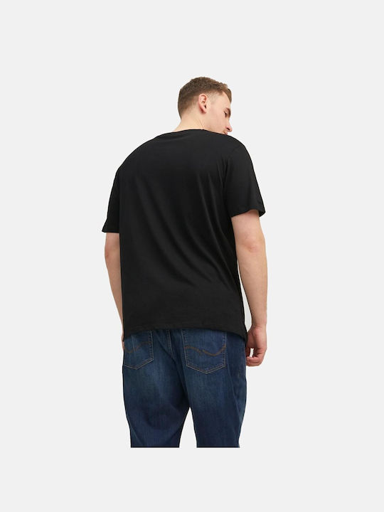 Jack & Jones Ανδρικό T-shirt Black / Black με Λογότυπο