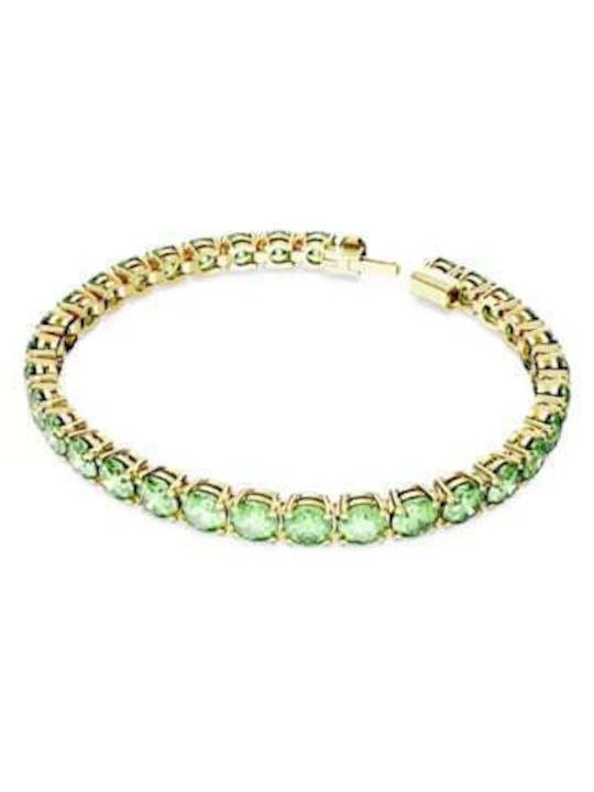 Swarovski Women's Gold Plated Riviera Bracelet