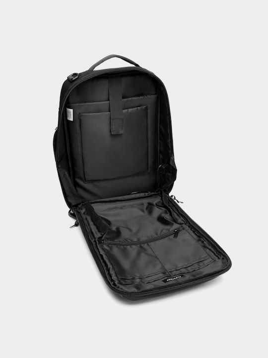 Ozuko Αδιάβροχη Τσάντα Πλάτης για Laptop 15.6" με Θύρα USB σε Μαύρο χρώμα 9490