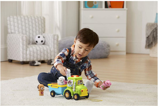 Vtech Pull-Along Toy Sliding Tractor with Music and Sounds for 12++ Months