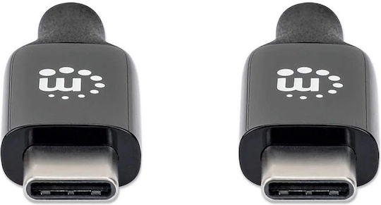 Manhattan USB 3.1 Kabel USB-C männlich - USB-C 60W Weiß 3m 355964