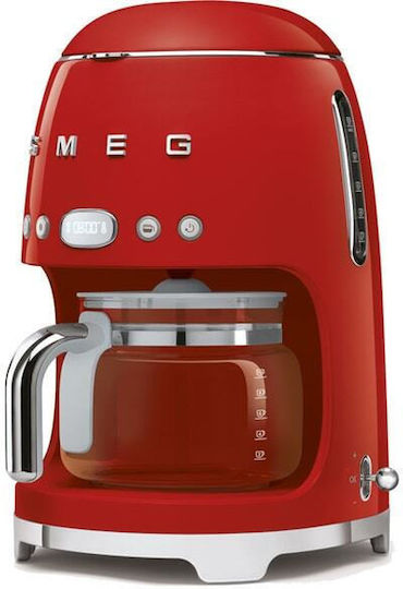 Smeg Καφετιέρα Φίλτρου 1050W Red