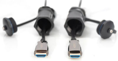 Digitus HDMI 2.0 Cable HDMI male - HDMI male 10m Μαύρο