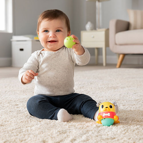 Lamaze Ζωάκι Pug Popper Σκυλάκι για Νεογέννητα