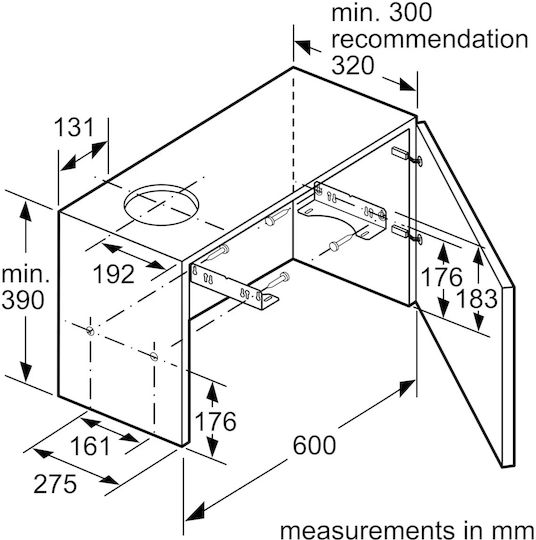 Bosch Συρόμενος Απορροφητήρας 60cm Inox