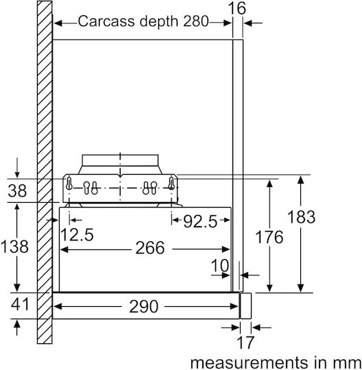 Bosch Συρόμενος Απορροφητήρας 60cm Inox