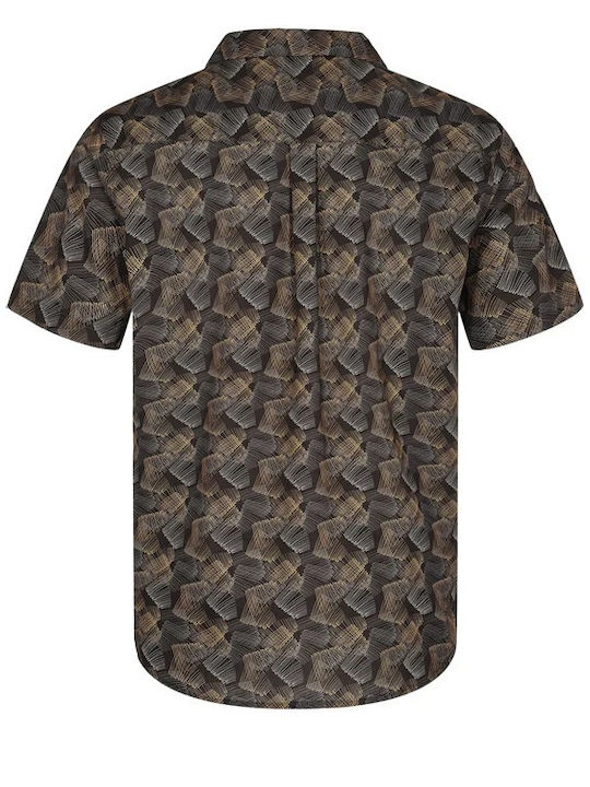 Anerkjendt Akleo Men's Shirt Short Sleeve Brown