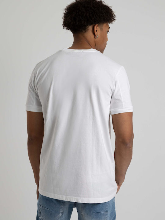 Cosi Jeans Men's Short Sleeve T-shirt White