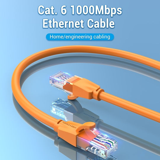Vention U/UTP Kat.6 Ethernet Netzwerkkabel 1m Orange