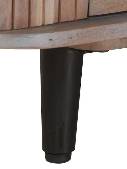 TV Stand from Solid Wood Beige L118xW30xH40cm