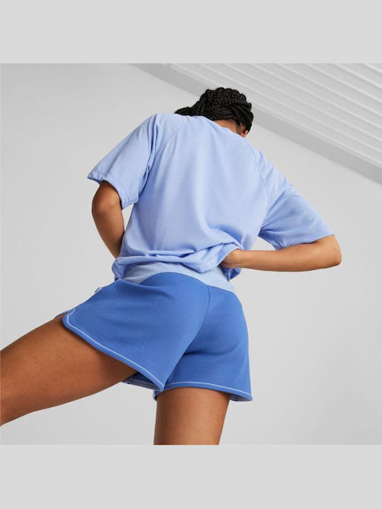PUMA Modern Sports Γυναικείο Αθλητικό Σορτς Γαλάζιο