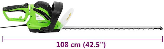 vidaXL 149207 Electric Foarfecă de gard viu 750W cu Lungimea Lamei 61cm