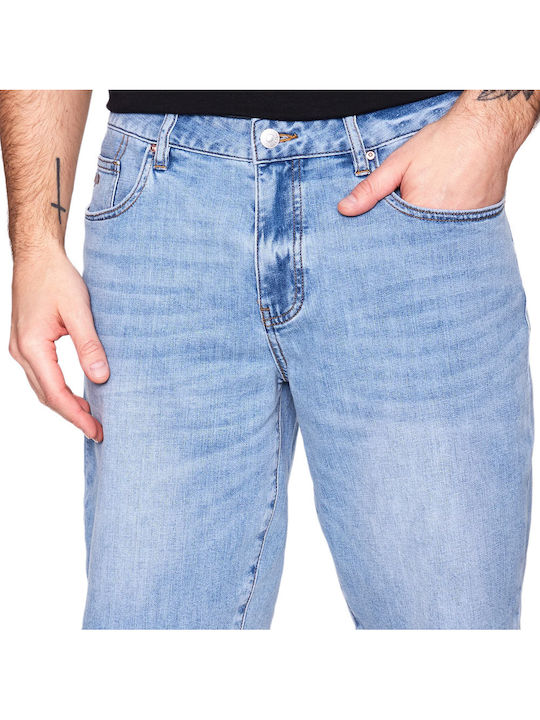 Herrenshorts Jeans Blau