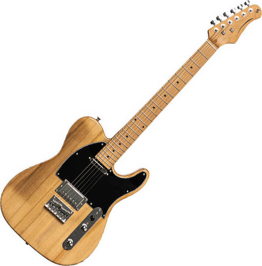 Stagg Set Plus Electric Guitar Telecaster with SH Pickup Configuration Natural