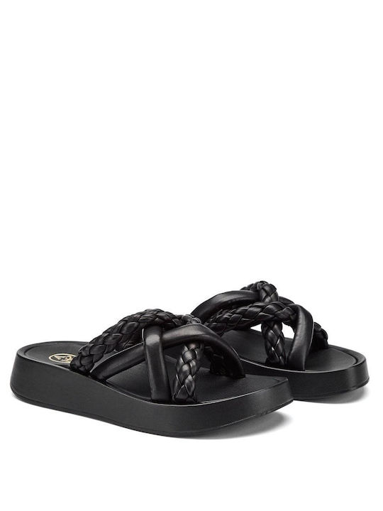 Ash Vanessa Leather Women's Flat Sandals in Gray Color