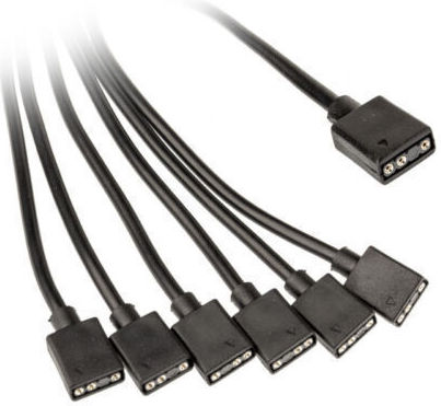 Kolink LED Splitter/Extension Cable ARGB 1-6 - 30 cm PGW-AC-KOL-081