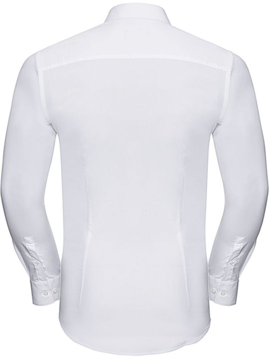 Russell Athletic R-960M-0 Men's Shirt Long Sleeve White