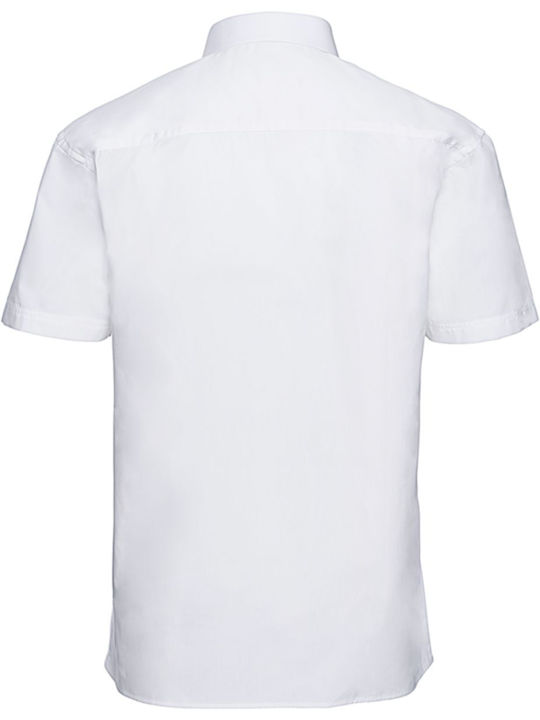 Russell Athletic R-937M-0 Men's Shirt Short Sleeve White