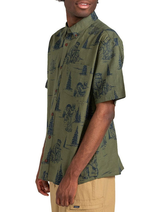 Element SBXE Scene Linen Shirt Green