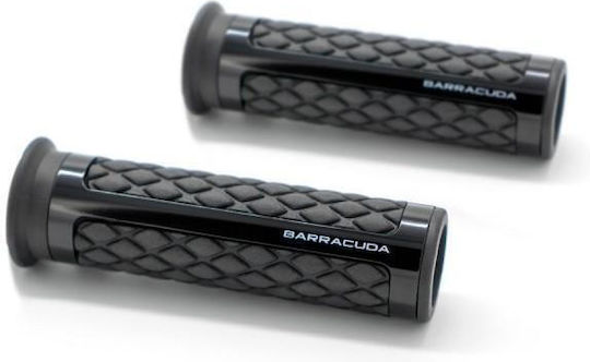 Barracuda Χειρολαβές Μοτοσυκλέτας Classic B-Lux σε Ασημί χρώμα