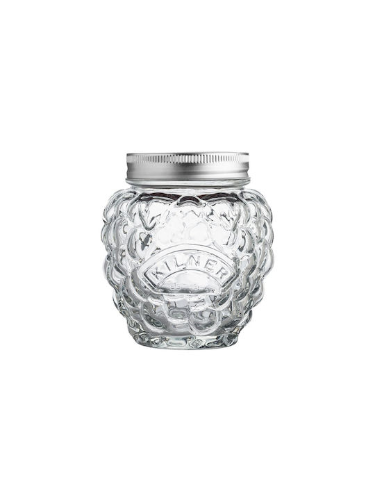 KIlner Kilner Berry Fruit Vase General Use with Lid Glass Transparent 400ml