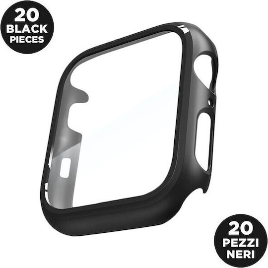 ObaStyle Hard Frame Bumper Vollflächig gehärtetes Glas für das Apple Watch 40mm,Apple Watch 4/5/6/SE 40mm 1Stück 45678