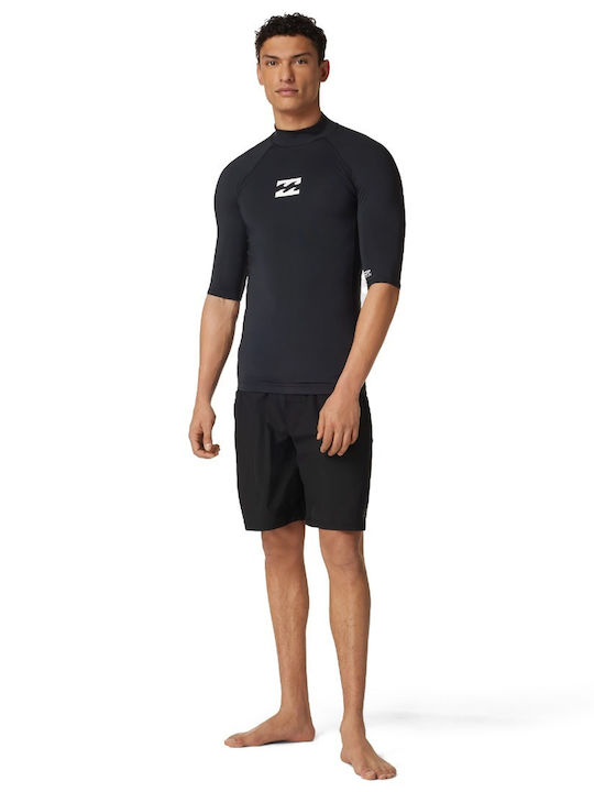 Billabong All Day UPF 50+ Ανδρική Κοντομάνικη Αντηλιακή Μπλούζα Γκρι