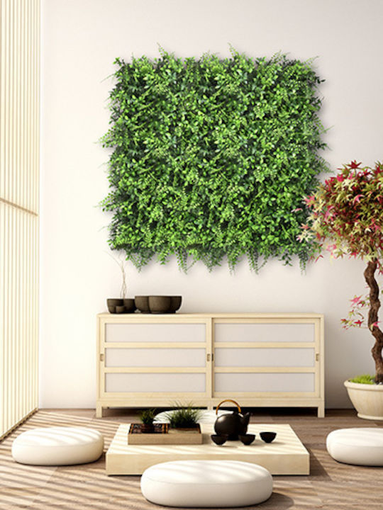 Newplan Artificial Foliage Panel Flourish Yard 50x50cm