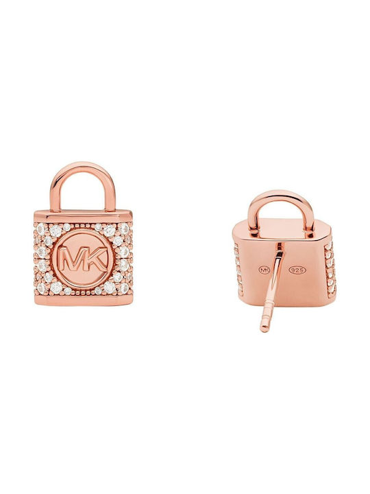 Michael Kors Premium Earrings made of Silver Gold Plated with Stones