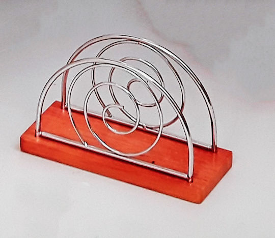 Karvounis Metallic Napkin Holder Brown T831